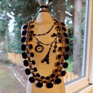 Indigo Blue Collar Necklace